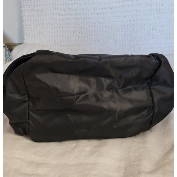 Arcadia Beauty NEW Lunch Cooler Tote bag Black pockets drawstring Nylon NWT - Picture 8 of 11